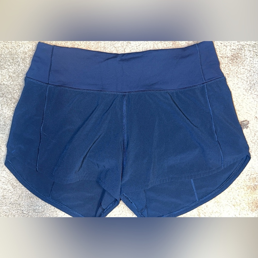 Lululemon Women's Navy Blue Athletic Shorts